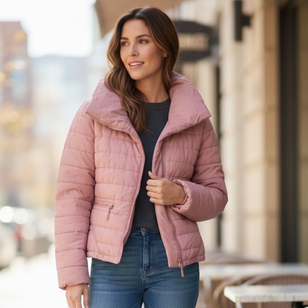 ❄️ SALE ❄️ Pink Jacket Coat Medium